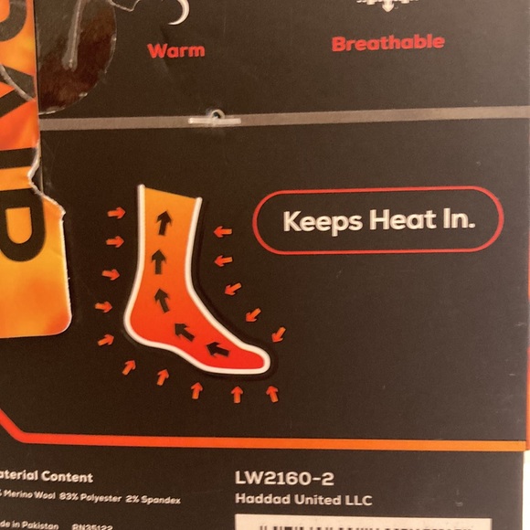 Merino Wool Blend Socks Xtreme Thermal Warm Cold Weather Boot Socks Light Blue - Picture 10 of 15